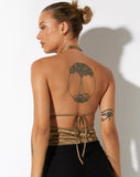 image of Tukasa Corset Top in Botanist Flocking Olive