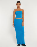 IMAGE OF Tulus Maxi Skirt in Electric Blue