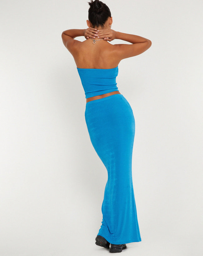 IMAGE OF Tulus Maxi Skirt in Electric Blue