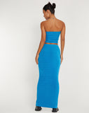 image of Tiska Bandeau Top in Electric Blue