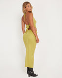 image of Tulus Maxi Skirt in Green Moss