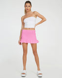 image of Tylee Mini Skirt in Bubblegum