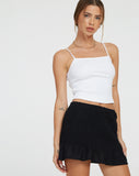 image of Tylee Mini Skirt in Black