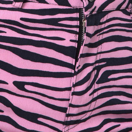 Ultimate Jean in Zip's Zebra Pink
