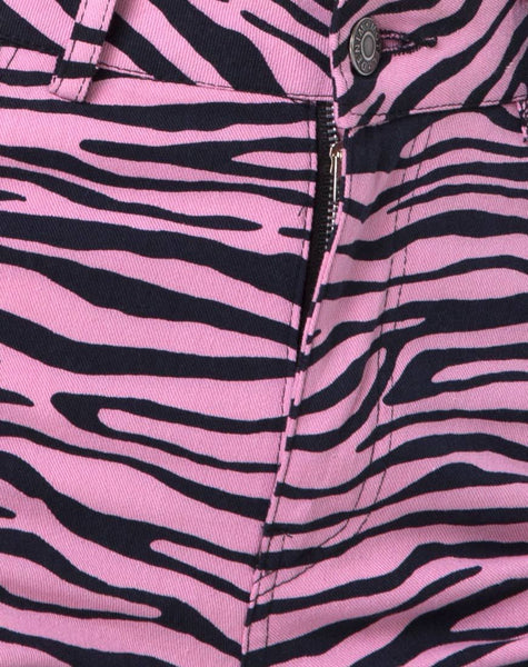 Ultimate Jean in Zip's Zebra Pink