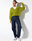 image of Faya Cardigan in Knit Sour Apple