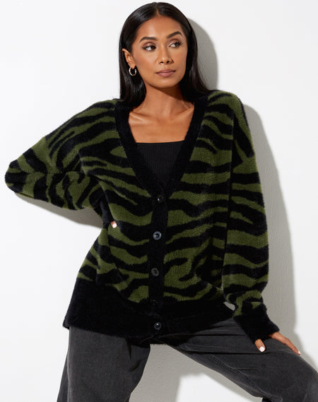 Fia Cardigan in Sage