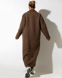 Image of Utamas Coat in Brown Black and Green