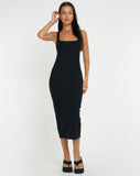 image of Uzma Midi Dress in Black