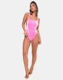 Valeo Swimsuit in Velvet Candy Pink