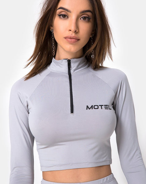 VANYA TOP GREY "MOTEL"