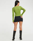 image of Varnia Top in Golden Lime