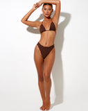 Image of Varomy Bikini Bottom in Choco Brown