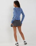 Image of Vella Cardi in Ice Blue