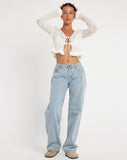 image of Vella Cardi in Knitted Ivory