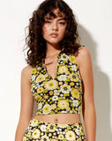 Image of Vende Vest Top in Retro Floral