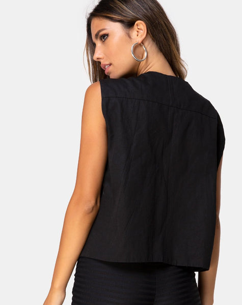 Vest Top Black