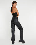 Image of Vicauci Cut Out Top in Black