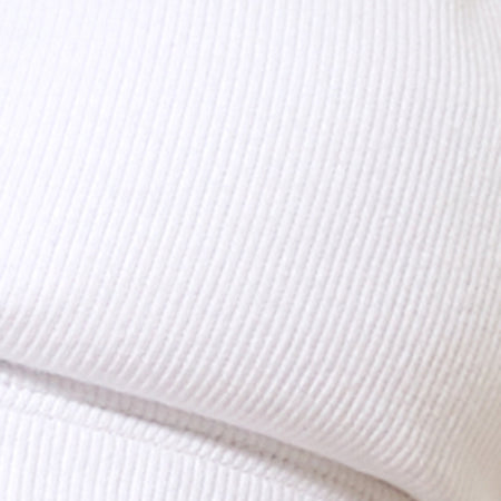 Vidhi Bralet in Rib White Soleil Label Embro