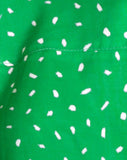 Vinequa Blouse in Mini Diana Dot Green