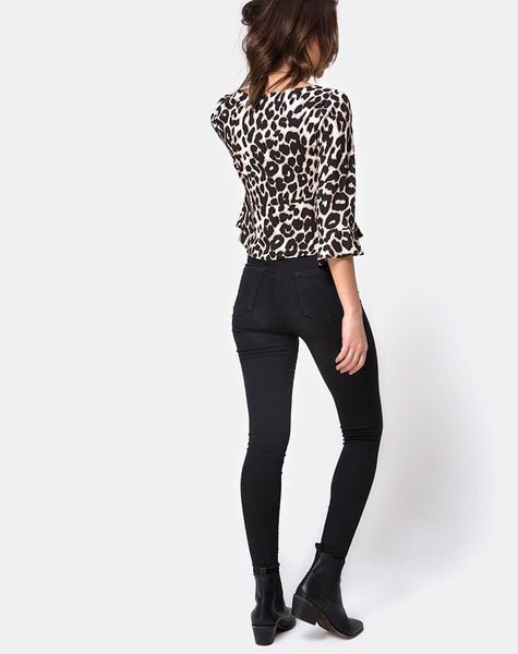 Vinequa Top in Oversize Jaguar