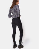 Vinequa Top in Rar Leopard Grey