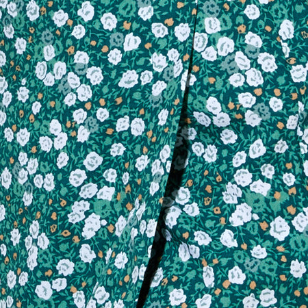 Volto Mini Skirt in Floral Field Green