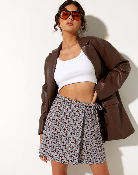 Image of Volto Mini Skirt in Retro Tile