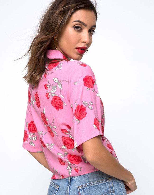 Vual Shirt in Candy Rose