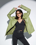 Image of MOTEL X OLIVIA NEILL Walta Jacket in Pu Green