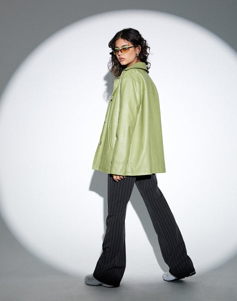 Image of MOTEL X OLIVIA NEILL Walta Jacket in Pu Green