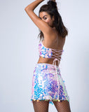 Weaver Skirt in Unicorn Disc Sequin