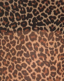 Whitney Tee in Leopard Mesh Brown