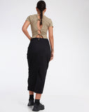 IMAGE OF Widya Maxi Skirt in Panama Black