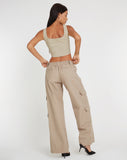 Image of Wima Corset Top in Beige