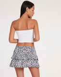 image of Wisa Mini Skirt in Dalmatian