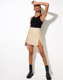 Image of Wren Mini Skirt in Buttermilk