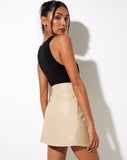 Image of Wren Mini Skirt in Buttermilk