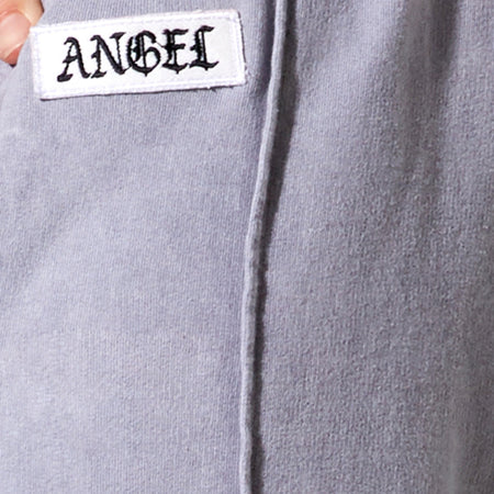 Wungu Trouser in Grey Wash 'Angel' Embro Label