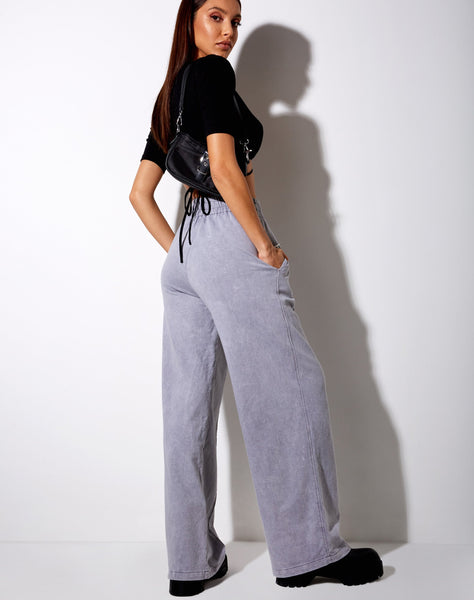 Image of Wungu Trouser in Grey Wash Angel Embro Label