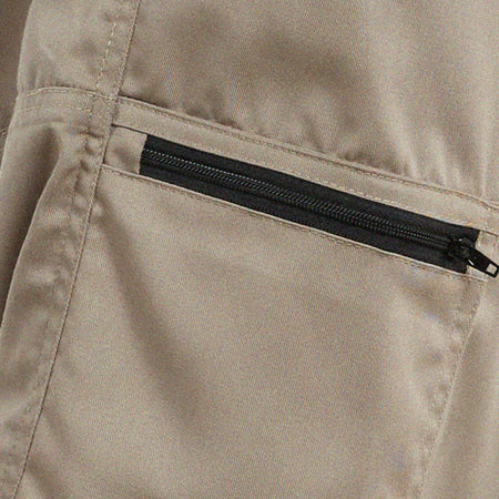 Xander Cargo Trouser in Cotton Drill Taupe