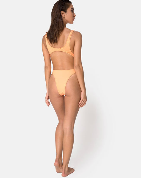 Xanthe Swimsuit in Highlighter Orange