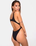 Xanthe Swimsuit in Mini Rib Textured