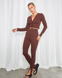 Image of Xaya Trouser in Brown