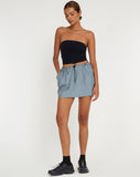 image of Xenpy Mini Skirt in Silver