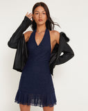 Image of Yapi Mini Dress in Navy