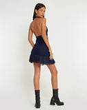 Image of Yapi Mini Dress in Navy