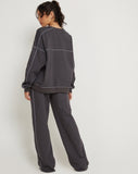 image of Imogen Sweatshirt in Beluga Grey