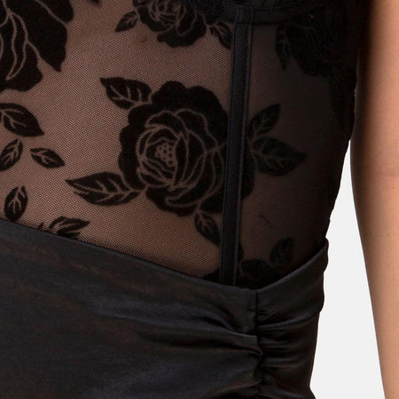 Yecal Bodice in Romantic Rose Black