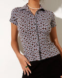 Image of Yejin Shirt in Retro Tile